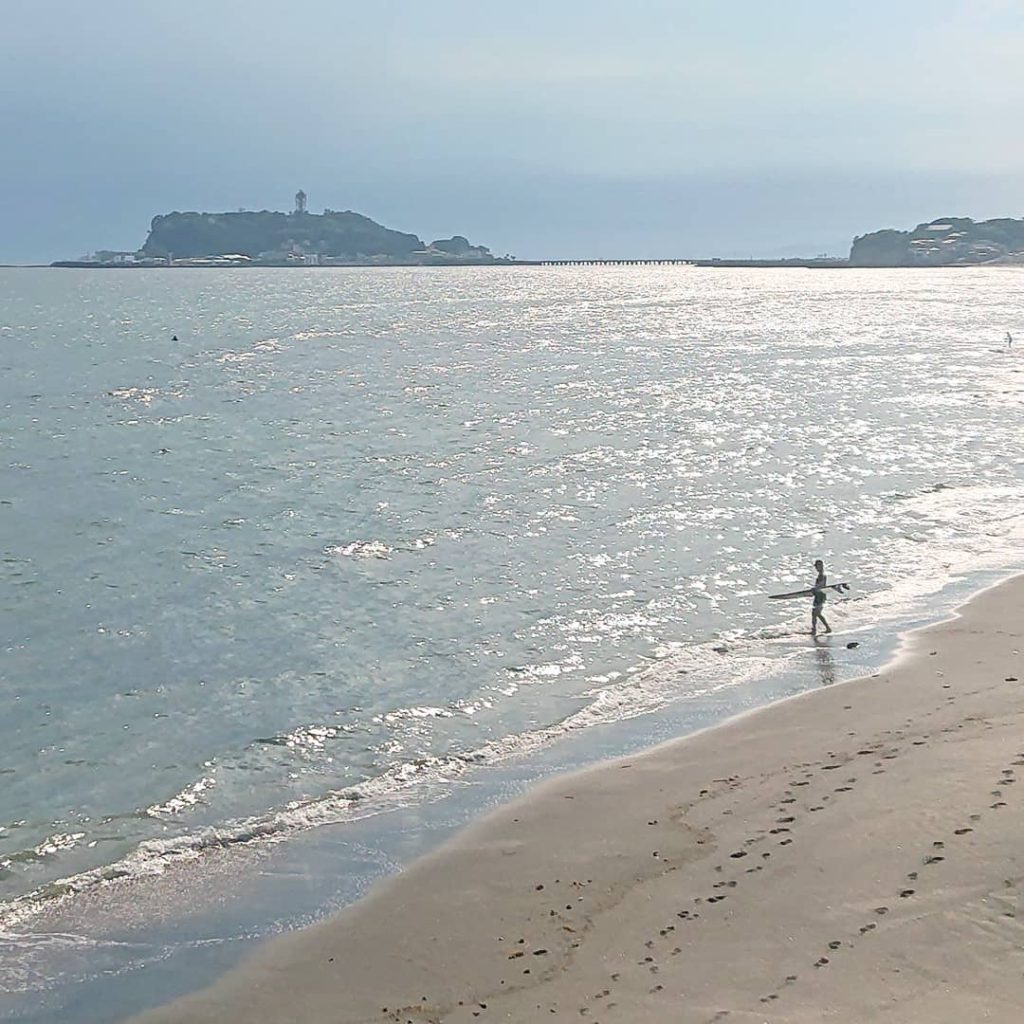 ラストシーンの海岸風景